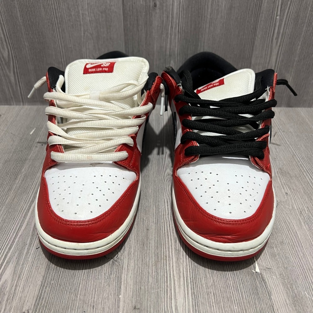 Nike SB Dunk Low Pro J-Pack Chicago Red White Black BQ6817-600 Mens Size 10